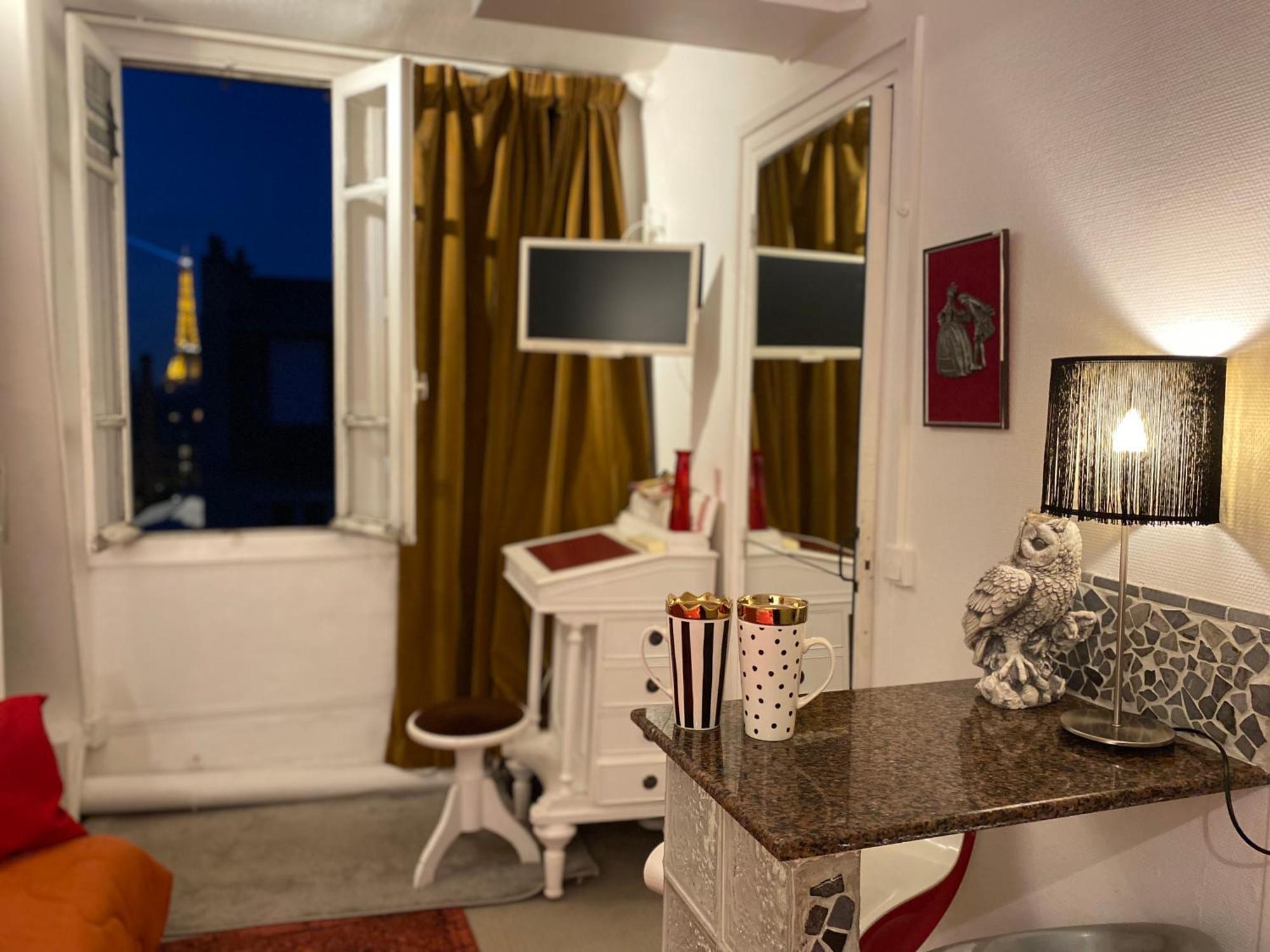 Studio Chic Paris Tour Eiffel Near Eiffel Tower 7Th Floor Extérieur photo